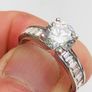 Brand New 9ct White Gold Dress Ring Image 4