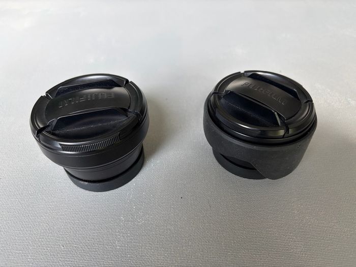 Fuji X100 conversion lenses.