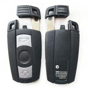 Key Remote Fob Case Blank Replacement Car For BMW 1 3 5 6 Series E90 E91 E92 E60