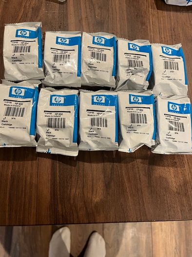 Ho 62XL blank ink cartridges x 10