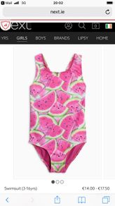 Next swimming suits age 10 & 7