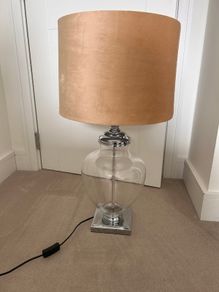 Glass Table Lamp