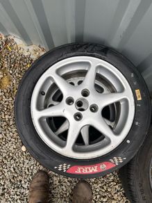 15x7 TITAN Motorsport rims and MRF tyres