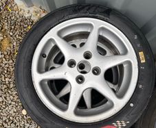 15x7 TITAN Motorsport rims and MRF tyres