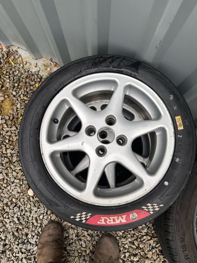 15x7 TITAN Motorsport rims and MRF tyres