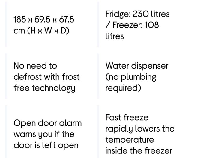 Samsung Freestanding Fridge Freezer