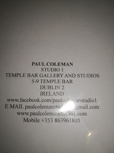 Original Paul Coleman painting