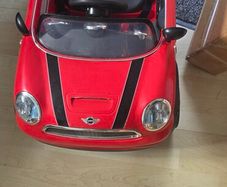 mini cooper push along car