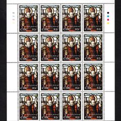 2010 Ireland St Patrick's Day (St. Patrick's Cathedral, Co. Armagh) Commemorative Stamps Sheetlet Plate 1A1A1A1A Mint Never Hinged (MNH)