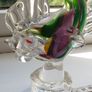 A decorative art glass fish figurine. glass. Image 4