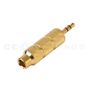 New Gold Audio 3.5 mm Male 1/8 To 6.5 mm 1/4 Female Stereo Adapter 6.3 mm #241 Image 3