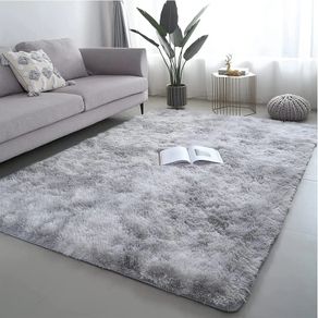 Large Grey Rugs Living Room 120x160cm Shaggy Carpet for Bedroom Washable Anti Slip Shaggy Soft Area Rug, Modern Fluffy Carpets Floor Mat Beside Carpet for Kids Living Room
