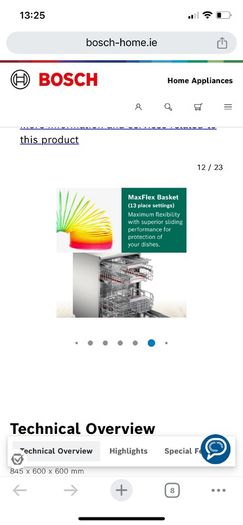 Bosch Series 6 Freestanding Dishwasher Silver