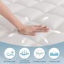 Mattresses-26CM Double Mattress-Pocket Spring with Memory Foam Medium Firm Strengthen Edge Support, with Motion Isolation-135x190x26CM Image 4