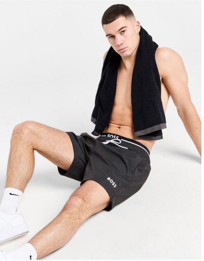 Fab mens swim shorts from BOSS black S