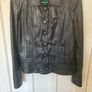 Woman's Black Leather Jacket Image 3