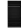 Wardrobe Black 100x50x200 cm Chipboard Image 4