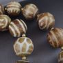 Burmese Antique Pumtek Pyu & Skull Shape Beads Necklace 26 inches Image 4