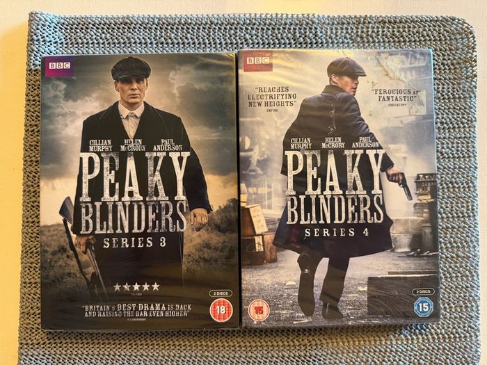 Peaky Blinders - Series 3+4. DVD Sets. Sealed.