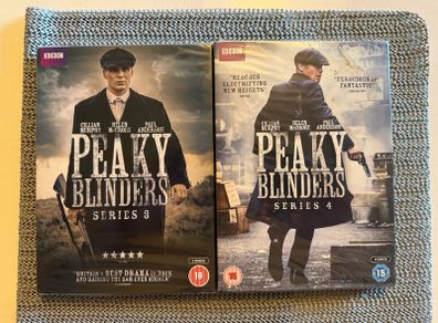 Peaky Blinders - Series 3+4. DVD Sets. Sealed.