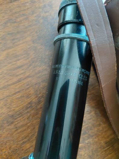Antique French telescopic telescope Francaise d'Armes et Cycles de St Etienne