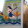 vintage felt art picture Image 4