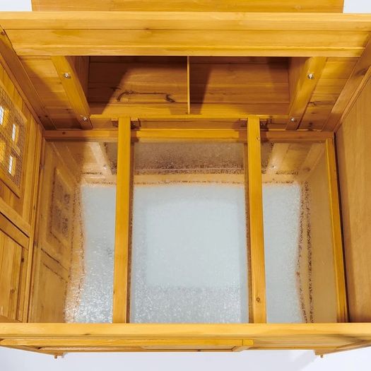 Chicken Coop Hen House Poultry Ark Home Nest Run Coup With Integra...