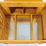 Chicken Coop Hen House Poultry Ark Home Nest Run Coup With Integra... Image 7