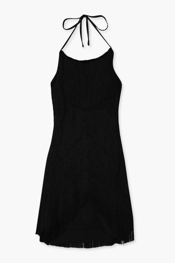 Dress/Boohoo Halter Neck Tassel Dress ..Final Price Drop