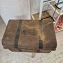Small Antique Tin steamer trunk Image 10