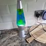 Lava lamp green and blue Image 5