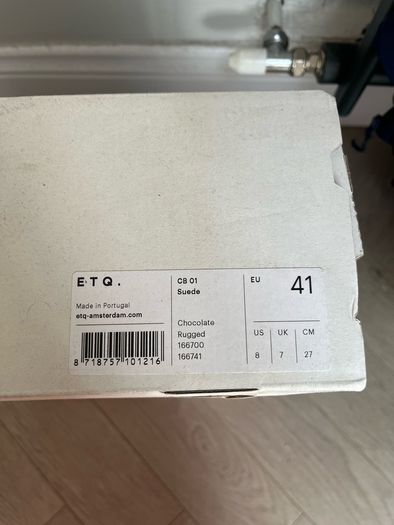 ETQ Amsterdam suede mens boots