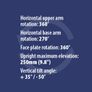 PC Monitor Arm, Ergonomic Height Assisted Gas Powered Full Motion Single Arm Desktop Clamp Mount for 17-27inch Screens Adjustable Tilt Swivel VESA 75mm and 100mm Weight 2kg to 6.5kg Image 3