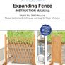 Solid Wood Expanding Fence Image 7