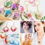 Epoxy Resin Kits for Beginners, 400ml Crystal Clear Resin Accessories with Moulds, Resin Pigment, Resin Glitter, Gold Leaf, Dried Flowers, Epoxy Resin Starter Kit Image 6
