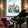 Budapest Wall Art Print, Travel Art Poster Image 7