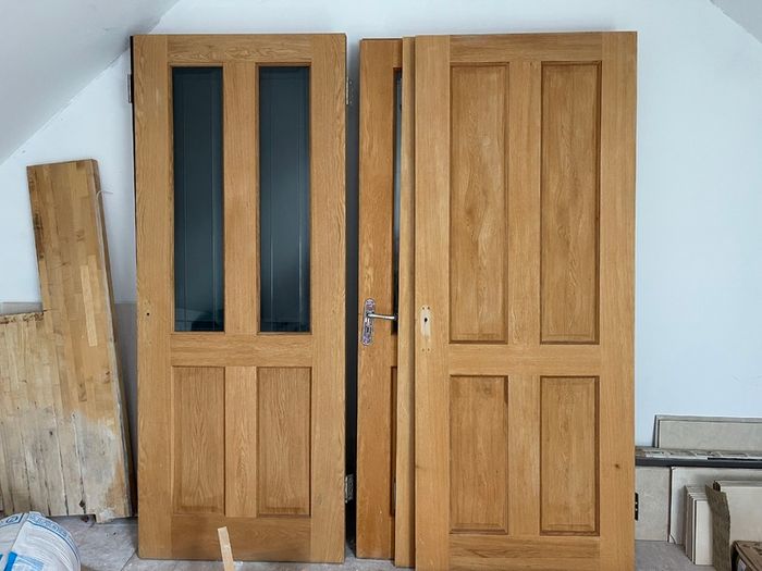 Solid Oak Internal Doors Excellent Condition