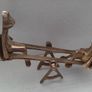 brass vintage frogs on swing Image 5