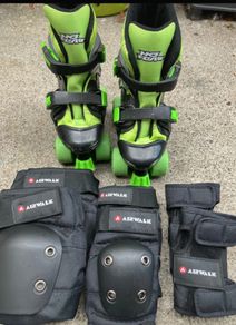 Kids Boot-skates UK10-13 & pads