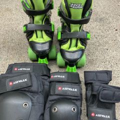 Kids Boot-skates UK10-13 & pads