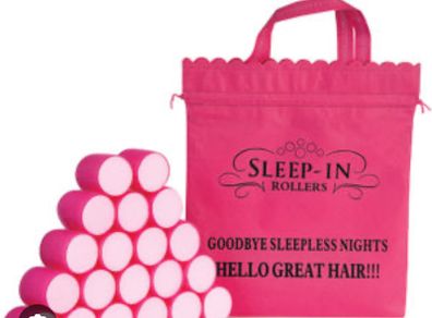 Overnight Sleep In Rollers & Hairdryer Hood