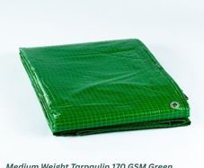 Medium Weight Tarpaulin 6m x 8m (20' - 26')170 gsm