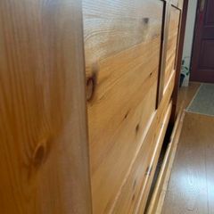 solid pine king bed frame