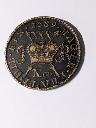 Gunmoney Halfcrown 1689