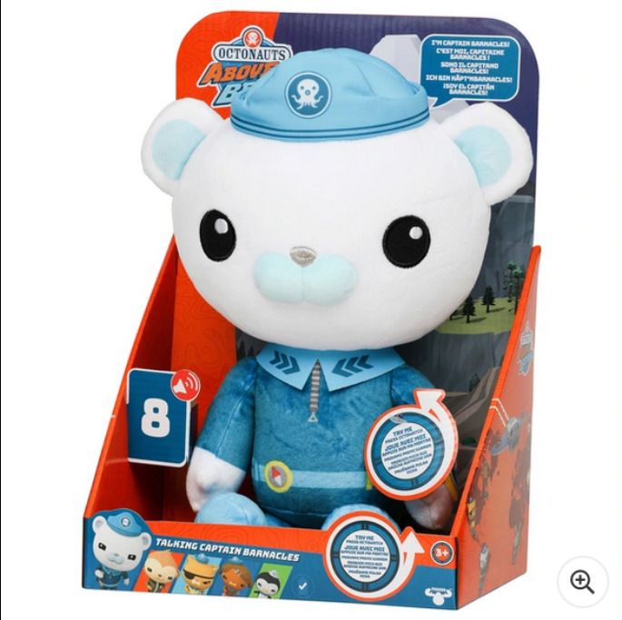 Octonauts Above & Beyond Sound Effects Plush Captain Barnacles Toy