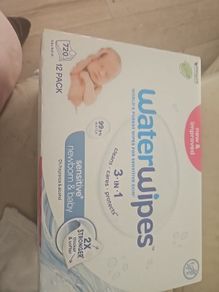 Water wipes!