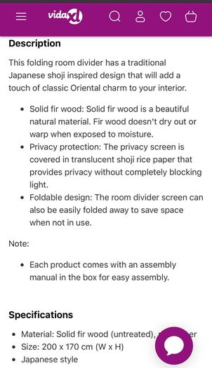Room Divider / Partition