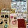 HUGE LOT of Craft Clearout items NEW & Used. Stamps, Die Cutters, Embossing folders, ets. Image 3