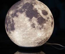 Moon Lamp Realistic 3D Printed Lunar Night Light