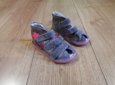 Danielki Rehabilitation prophylactic slippers/sandals (size EU22/UK5.5) [Grey]